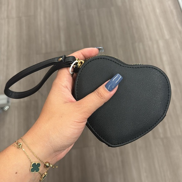 Juicy couture be classic heart zip around coin, wallet black liquorice - Picture 2 of 2